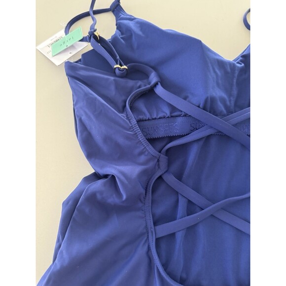 Sunsets Veronica One Piece Bathing Suit for Women Color Indigo blue Size Large - Picture 11 of 15